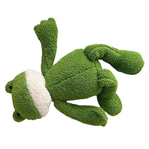 PERSELOSO Puppe für kinderspielzeug Toys witzig spielzeuge ausgestopft Frosch Zappelspielzeug Frösche Stofftier Frösche Plüsch Green von PERSELOSO