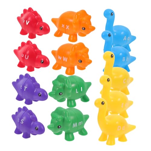 PERSELOSO Teiliges Dinosaurier Alphabet Lernspielzeug für Ab Jahren Montessori Inspiriertes Zahlen und Buchstaben Matching Buntes Cartoon Dino Design Dinosaurier Figuren und Praktischem PERSELOSO Teiliges Dinosaurier Alphabet Lernspielzeug für Ab Jahren Montessori Inspiriertes Zahlen und Buchstaben Matching Buntes Cartoon Dino Design Dinosaurier Figuren und Praktischem von PERSELOSO
