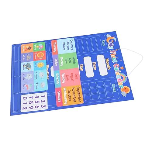 PERSELOSO Wetter Und Jahreszeitenkalender Für Draußen Mit Projektionsuhren Für Schlafzimmer Boy City Hey Wecker Sommer Wasserspielzeug Set Frühlernspielzeug Blauer Gummimagnet von PERSELOSO