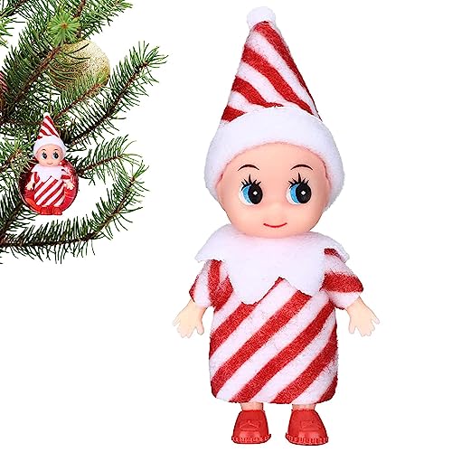 PERTID Baby Weihnachten | bewegliche Urlaubsfiguren aus Plüsch | Miniatur-Figuren von Elfen für Neujahrsdekorationen, Partygeschenke für Männer und Frauen Cipliko von PERTID