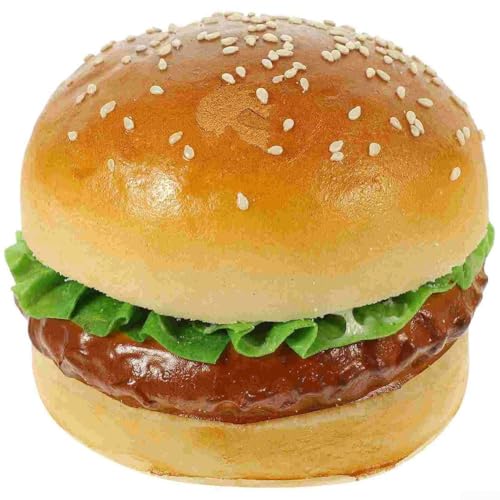 Lebensechte Burger-Statue, sicheres PU-Material, kognitives Lernen, feine Handwerkskunst von PETSTIBLE