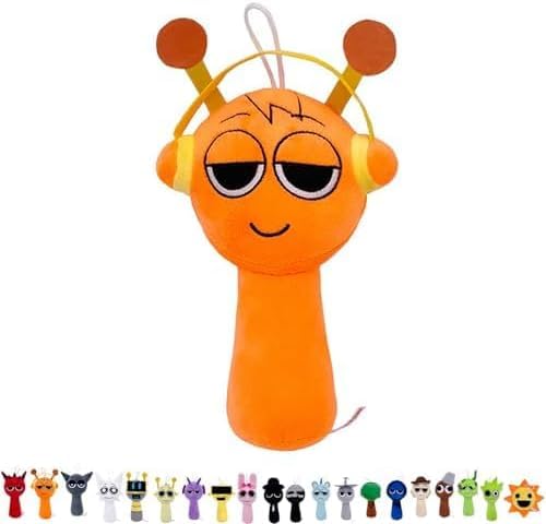 PFENGNAI Sprunki Plush Toy,Music Game Sprunki Characters Plush Doll,Funny Sprunki Plushies for Games Fans,Super Soft Collectible Stuffed Toy,Birthday Halloween Christmas for Friends (Oren) von PFENGNAI