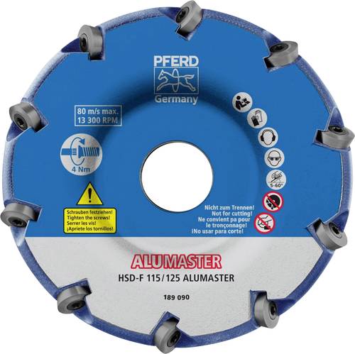 PFERD 22000012 Scheibenfräser Produktabmessung, Ø 115mm Arbeits-Länge 13mm von PFERD