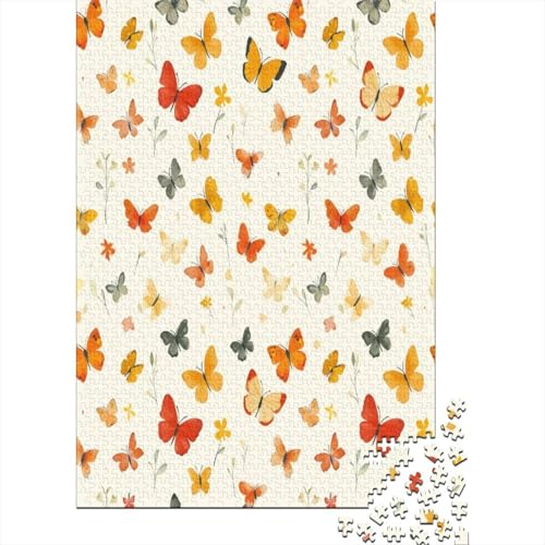 Schmetterling Puzzle 1000 Teile Erwachsene, Puzzlespiel Jigsaw Puzzles Erwachsenen Puzzlespiel Puzzel 1000pcs (75x50cm) von PFLONITER