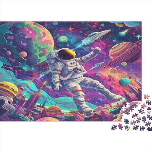 Astronaut Puzzles Für Erwachsene 500 Teile Wohnkultur Lernspiel Family Challenging Games Geburtstag Stress Relief Toy 500pcs (52x38cm) von PFYWZJDDTTBD