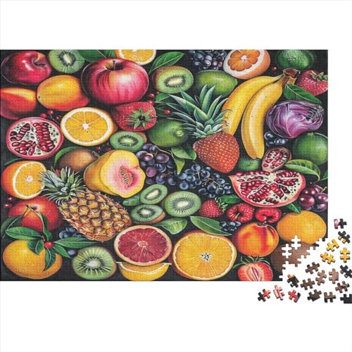 Früchte Für Erwachsene 500 Teile Puzzle Lernspiel Geburtstag Family Challenging Games Wohnkultur Stress Relief 500pcs (52x38cm) von PFYWZJDDTTBD