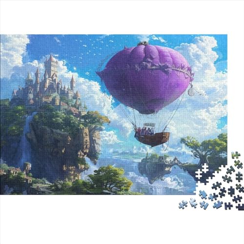 Heißluftballon Puzzle 500 Teile Erwachsene Home Decor Lernspiel Family Challenging Games Geburtstag Entspannung Und Intelligenz 500pcs (52x38cm) von PFYWZJDDTTBD