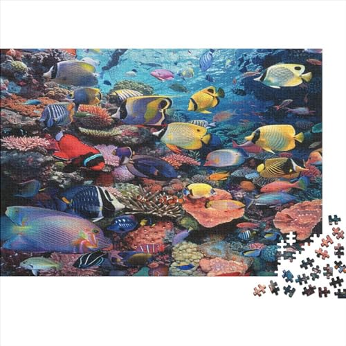 Ozean Puzzle 500 Teile Für Erwachsene Family Challenging Games Home Decor Lernspiel Geburtstag Stress Relief Toy 500pcs (52x38cm) von PFYWZJDDTTBD