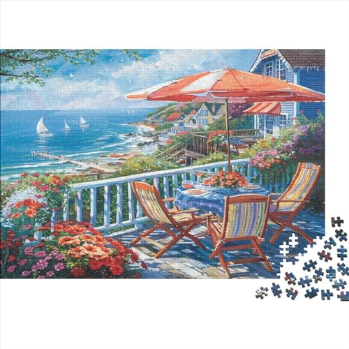 Strand-Shop Für Erwachsene Puzzle 1000 Teile Geburtstag Family Challenging Games Educational Game Wohnkultur Stress Relief 1000pcs (75x50cm) von PFYWZJDDTTBD