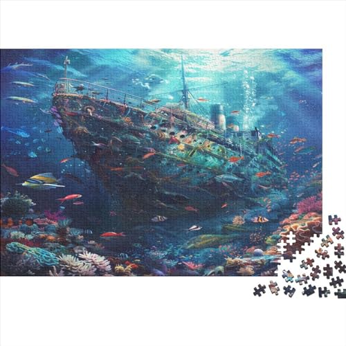 U-Boot-Welt 500 Teile Erwachsene Puzzles Family Challenging Games Lernspiel Geburtstag Home Decor Entspannung Und Intelligenz 500pcs (52x38cm) von PFYWZJDDTTBD