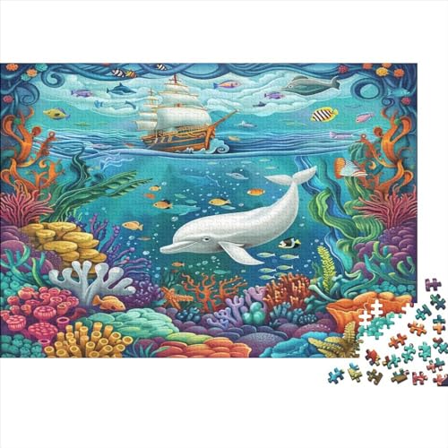 U-Boot-Welt Puzzle 500 Teile Erwachsene Geburtstag Family Challenging Games Lernspiel Moderne Wohnkultur Entspannung Und Intelligenz 500pcs (52x38cm) von PFYWZJDDTTBD