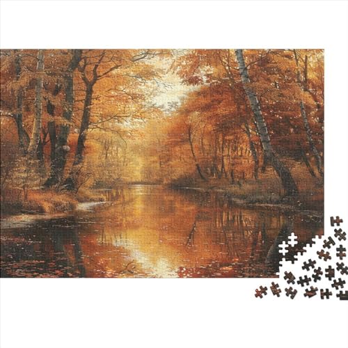 Verschneite Bergseen 500 Teile Erwachsene Puzzles Moderne Wohnkultur Lernspiel Family Challenging Games Geburtstag Stress Relief Toy 500pcs (52x38cm) von PFYWZJDDTTBD