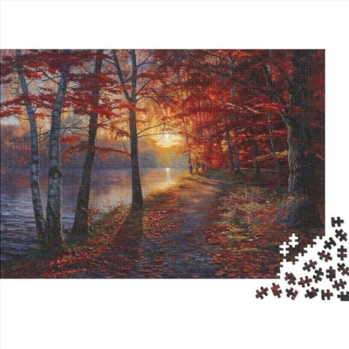 Verschneite Bergseen Erwachsene 1000 Teile Puzzles Lernspiel Home Decor Family Challenging Games Geburtstag Stress Relief Toy 1000pcs (75x50cm) von PFYWZJDDTTBD