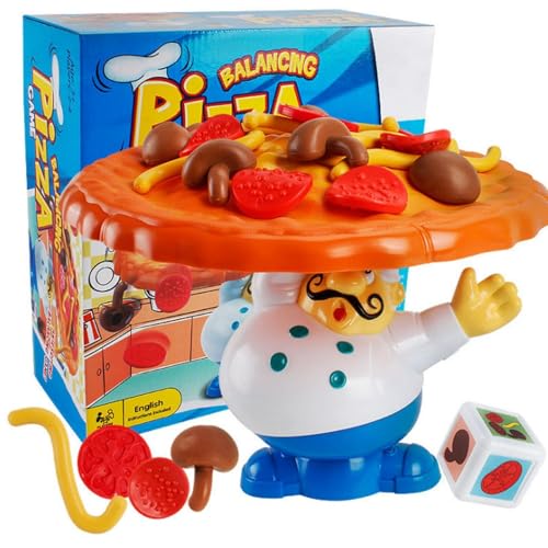 PGSLPH Balancing Pizza Game, Funny Topple Pizza Game, Stacking Balancing Pizza Toy, Pizza Party Game Multiplayer Table Games for 2-4 Players von PGSLPH