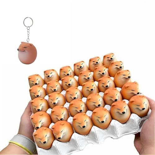 Shibako Dog Squishy Egg, Squishy Toys Shibako Dog Egg, Squeeze Toy, Dog Egg Squeeze Toy, for Shiba Inu Lovers (30pcs) von PGSLPH