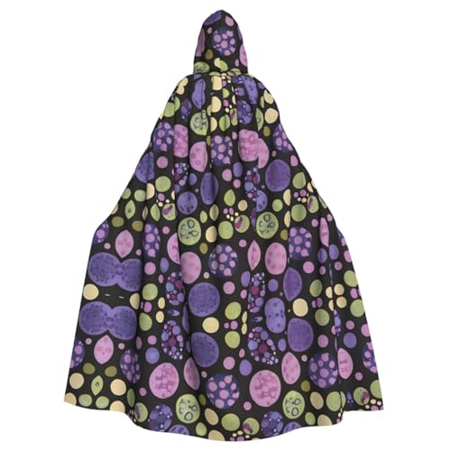 Buntes Punktemuster, Kapuzenponcho für Cosplay, Halloween, Kostümparty Buntes Punktemuster, Kapuzenponcho für Cosplay, Halloween, Kostümparty von PHAYAH
