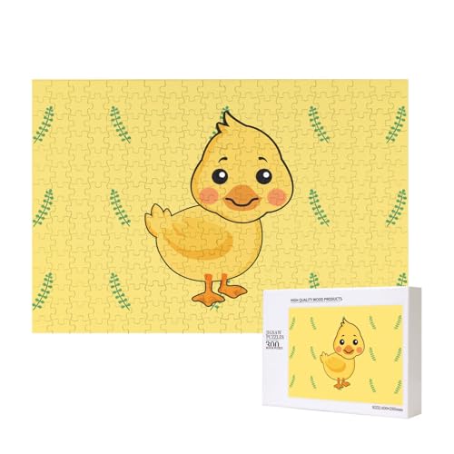 Cartoon-Enten-Puzzle, 300 Teile für Puzzle, Holzpuzzle für Familie, Freunde, Heimdekoration, Wandkunst, 15,7 x 27,9 cm von PHAYAH