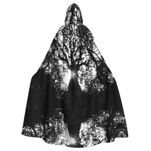 Dappled Light Patterned Hooded Poncho, Unisex Hooded Poncho For Cosplay Halloween Costume Party Dappled Light Patterned Hooded Poncho, Unisex Hooded Poncho For Cosplay Halloween Costume Party von PHAYAH