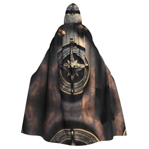Magical Design Norse Runen Kompass Gemusterter Kapuzenponcho Unisex Kapuzenponcho für Cosplay Halloween Kostüm Party Magical Design Norse Runen Kompass Gemusterter Kapuzenponcho Unisex Kapuzenponcho für Cosplay Halloween Kostüm Party von PHAYAH
