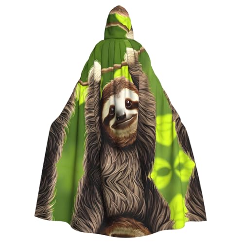 Niedlicher Faultier-Poncho mit Kapuze, Unisex, Kapuzenponcho für Cosplay, Halloween, Kostümparty Niedlicher Faultier-Poncho mit Kapuze, Unisex, Kapuzenponcho für Cosplay, Halloween, Kostümparty von PHAYAH