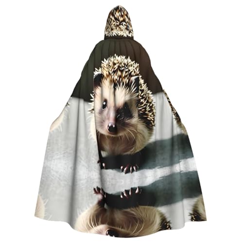 Niedlicher Poncho mit Kapuze und Igel-Muster, unisex, für Cosplay, Halloween, Kostümparty Niedlicher Poncho mit Kapuze und Igel-Muster, unisex, für Cosplay, Halloween, Kostümparty von PHAYAH