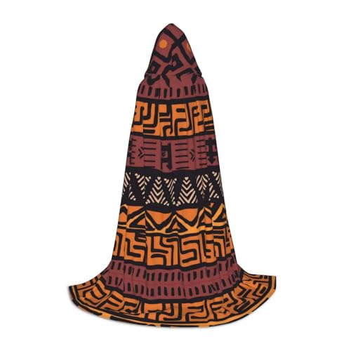 PHAYAH Afrikanisches Schlammtuch, Tribal-Muster, Halloween, Erwachsene, Kapuzenmantel, Umhang, Damen, Herren, Halloween, Verkleidung, Party, Cosplay, Kostüme, Größe M PHAYAH Afrikanisches Schlammtuch, Tribal-Muster, Halloween, Erwachsene, Kapuzenmantel, Umhang, Damen, Herren, Halloween, Verkleidung, Party, Cosplay, Kostüme, Größe M von PHAYAH