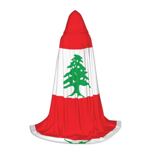 PHAYAH Flagge des Libanon, Muster, Halloween, Hexe, Hexerei, Kapuzenmantel, Umhang, Weihnachten, Kapuzenpullover, Cosplay, Maskerade, Partykleid, Geschenk, Kostüm, Größe S PHAYAH Flagge des Libanon, Muster, Halloween, Hexe, Hexerei, Kapuzenmantel, Umhang, Weihnachten, Kapuzenpullover, Cosplay, Maskerade, Partykleid, Geschenk, Kostüm, Größe S von PHAYAH