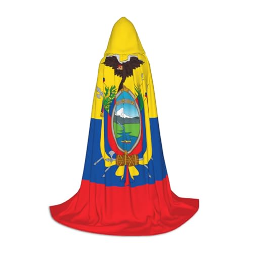 PHAYAH Flagge von Ecuador Muster Halloween Hexe Hexerei Kapuzen Robe Umhang Weihnachten Hoodie Cosplay Maskerade Partykleid Geschenk Kostüm M PHAYAH Flagge von Ecuador Muster Halloween Hexe Hexerei Kapuzen Robe Umhang Weihnachten Hoodie Cosplay Maskerade Partykleid Geschenk Kostüm M von PHAYAH