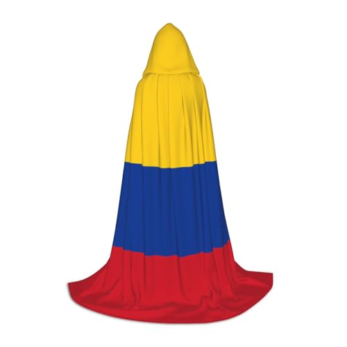 PHAYAH Flagge von Kolumbien, Muster, Halloween, Hexe, Hexerei, Kapuzenmantel, Umhang, Weihnachten, Kapuzenpullover, Cosplay, Maskerade, Partykleid, Geschenk, Kostüm, Größe M PHAYAH Flagge von Kolumbien, Muster, Halloween, Hexe, Hexerei, Kapuzenmantel, Umhang, Weihnachten, Kapuzenpullover, Cosplay, Maskerade, Partykleid, Geschenk, Kostüm, Größe M von PHAYAH