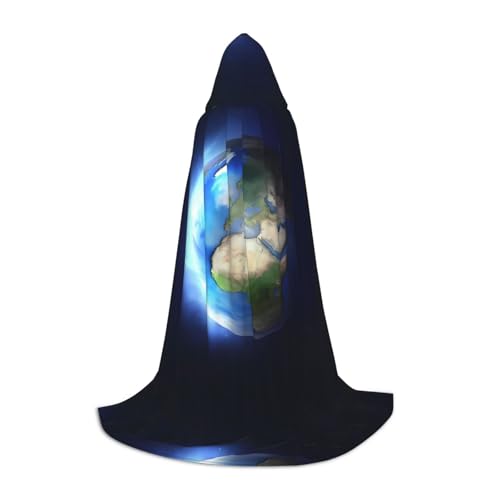 PHAYAH Glowing Earth Pattern Halloween Hexe Witchcraft Hooded Robe Cape Christmas Hoodie Cosplay Maskerade Party Dress Gift Costume L PHAYAH Glowing Earth Pattern Halloween Hexe Witchcraft Hooded Robe Cape Christmas Hoodie Cosplay Maskerade Party Dress Gift Costume L von PHAYAH