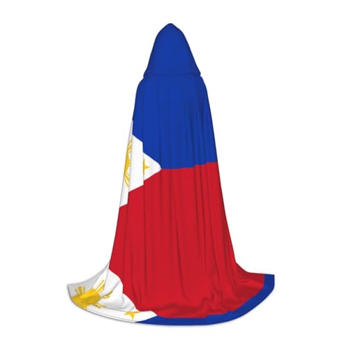PHAYAH Philippinische Flagge, Muster, Halloween, Hexe, Hexerei, Kapuzenmantel, Umhang, Weihnachten, Kapuzenpullover, Cosplay, Maskerade, Partykleid, Geschenk, Kostüm, Größe S PHAYAH Philippinische Flagge, Muster, Halloween, Hexe, Hexerei, Kapuzenmantel, Umhang, Weihnachten, Kapuzenpullover, Cosplay, Maskerade, Partykleid, Geschenk, Kostüm, Größe S von PHAYAH