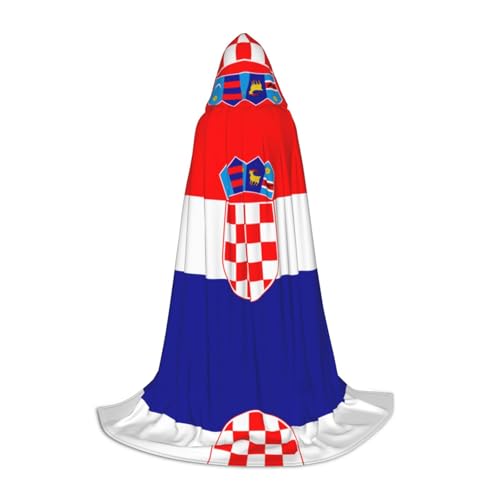 PHAYAH Republik Kroatien Flagge Muster Halloween Hexe Hexerei Kapuzenmantel Umhang Weihnachten Hoodie Cosplay Maskerade Partykleid Geschenk Kostüm L PHAYAH Republik Kroatien Flagge Muster Halloween Hexe Hexerei Kapuzenmantel Umhang Weihnachten Hoodie Cosplay Maskerade Partykleid Geschenk Kostüm L von PHAYAH