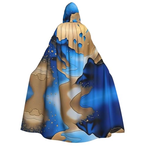 PHAYAH River And Mountains Halloween Adult Hooded Cape Hooded Robe Women'S Mens Halloween Dress Up Party Cosplay Costumes von PHAYAH