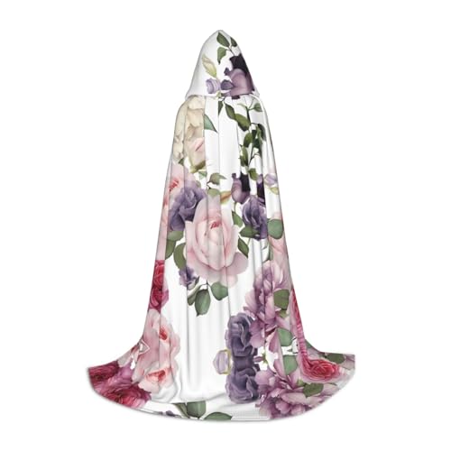 PHAYAH Rosenmuster Halloween Hexe Hexerei Kapuzenmantel Umhang Weihnachten Hoodie Cosplay Maskerade Partykleid Geschenk Kostüm M PHAYAH Rosenmuster Halloween Hexe Hexerei Kapuzenmantel Umhang Weihnachten Hoodie Cosplay Maskerade Partykleid Geschenk Kostüm M von PHAYAH