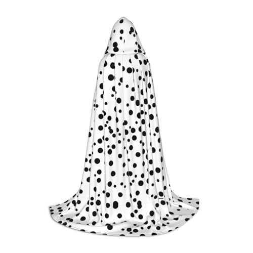 PHAYAH Schwarzer und weißer Kapuzenumhang für Erwachsene, für Maskerade, Cosplay, Halloween, Hexenumhang, Weihnachten, Party, Robe, Größe S PHAYAH Schwarzer und weißer Kapuzenumhang für Erwachsene, für Maskerade, Cosplay, Halloween, Hexenumhang, Weihnachten, Party, Robe, Größe S von PHAYAH