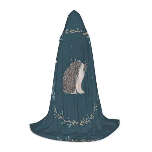 PHAYAH Süßer kleiner Igel-Umhang mit Kapuze für Erwachsene, Maskerade, Cosplay, Halloween, Hexenumhang, Weihnachten, Party, Robe, Größe S PHAYAH Süßer kleiner Igel-Umhang mit Kapuze für Erwachsene, Maskerade, Cosplay, Halloween, Hexenumhang, Weihnachten, Party, Robe, Größe S von PHAYAH