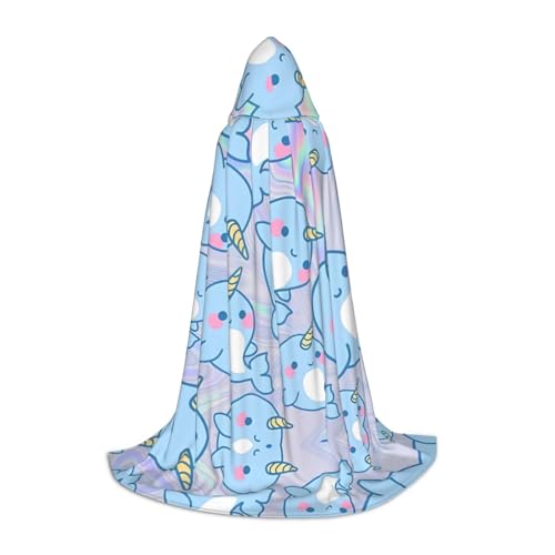 PHAYAH Süßes Fischmuster Halloween Hexe Hexerei Kapuzenmantel Umhang Weihnachten Hoodie Cosplay Maskerade Partykleid Geschenk Kostüm L PHAYAH Süßes Fischmuster Halloween Hexe Hexerei Kapuzenmantel Umhang Weihnachten Hoodie Cosplay Maskerade Partykleid Geschenk Kostüm L von PHAYAH