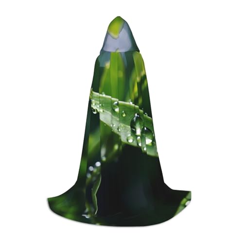 PHAYAH Umhang mit Kapuze in Tautropfenmuster, Hexe, Halloween-Kostüme für Cosplay, Kostüm, Maskerade, für Damen und Herren, Größe L PHAYAH Umhang mit Kapuze in Tautropfenmuster, Hexe, Halloween-Kostüme für Cosplay, Kostüm, Maskerade, für Damen und Herren, Größe L von PHAYAH