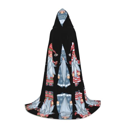 PHAYAH Weihnachtsmann-Zwerg-Muster, Halloween, Erwachsene, Kapuzenmantel, Umhang, Damen, Herren, Halloween, Verkleidung, Party, Cosplay, Kostüme, Größe L PHAYAH Weihnachtsmann-Zwerg-Muster, Halloween, Erwachsene, Kapuzenmantel, Umhang, Damen, Herren, Halloween, Verkleidung, Party, Cosplay, Kostüme, Größe L von PHAYAH