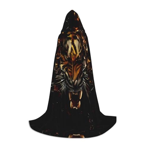 PHAYAH Wildes Tigermuster Halloween Hexe Hexerei Kapuzenmantel Umhang Weihnachten Hoodie Cosplay Maskerade Partykleid Geschenk Kostüm M PHAYAH Wildes Tigermuster Halloween Hexe Hexerei Kapuzenmantel Umhang Weihnachten Hoodie Cosplay Maskerade Partykleid Geschenk Kostüm M von PHAYAH
