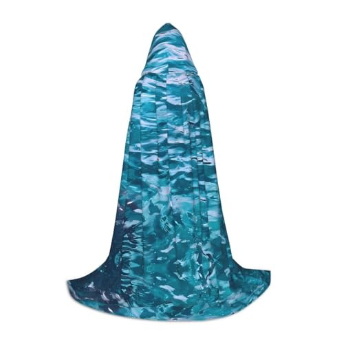 PHAYAH Wunderschönes Meeresoberflächenmuster, Halloween, Hexe, Hexerei, Kapuzenmantel, Umhang, Weihnachts-Kapuzenpullover, Cosplay, Maskerade, Partykleid, Geschenk, Kostüm, Größe L PHAYAH Wunderschönes Meeresoberflächenmuster, Halloween, Hexe, Hexerei, Kapuzenmantel, Umhang, Weihnachts-Kapuzenpullover, Cosplay, Maskerade, Partykleid, Geschenk, Kostüm, Größe L von PHAYAH