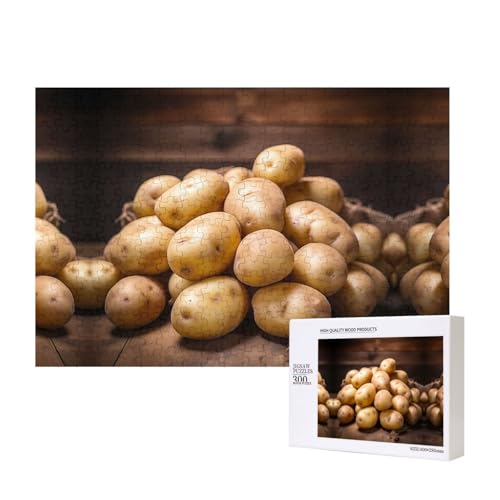 Phayah Kartoffel-Puzzle, 300 Teile für Puzzle, Holzpuzzle für Familie, Freunde, Heimdekoration, Wandkunst, 39 x 27 cm Phayah Kartoffel-Puzzle, 300 Teile für Puzzle, Holzpuzzle für Familie, Freunde, Heimdekoration, Wandkunst, 39 x 27 cm von PHAYAH