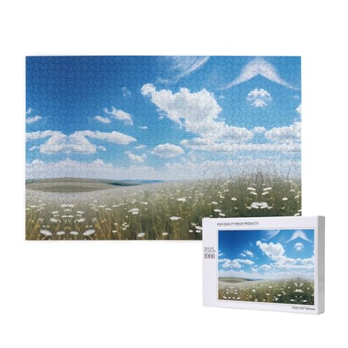 Phayah Savannah Puzzles 1000 Teile für Puzzle, Holzpuzzle für Familie, Freunde, Heimdekoration, Wandkunst, 75 x 50 cm Phayah Savannah Puzzles 1000 Teile für Puzzle, Holzpuzzle für Familie, Freunde, Heimdekoration, Wandkunst, 75 x 50 cm von PHAYAH