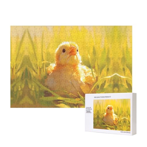 Pullet-Puzzle, 300 Teile für Puzzle, Holzpuzzle für Familie, Freunde, Heimdekoration, Wandkunst, 39 x 27 cm von PHAYAH