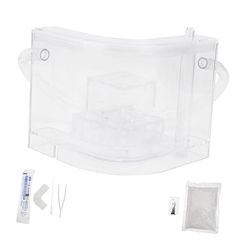 1 Satz Haustier-ameisen-Sand-Nest Waldhandwerk Katzenspielzeug Ameisen-aufbewahrungsnest Babyspielzeug Terrarienset Kits Zur Lebensraumforschung Ameisenspray Plastik Transparent PHENOFICE von PHENOFICE