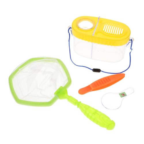 1 Satz Insektenfangset Insektenfangnetz Kit Zur Insektensammlung Kinder Insektenfänger Bug-Catcher-zuschauer Insektenfänger-kit Für Kinder Catcher-kit Für Käferkäfig Plastik PHENOFICE von PHENOFICE