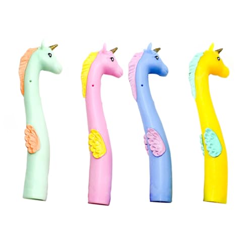 4 Stück Einhorn Fingerpuppe Einhorn-Spielzeug Für Kinder Badespielzeug Raupe Plüsch Kinderspielzeug Babypuppe Tierspielzeug Fingerspielzeug Tierpuppen PHENOFICE von PHENOFICE