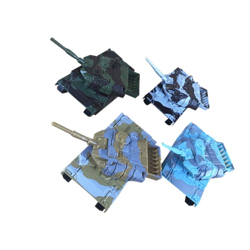 4 Stück Panzermodell bastelzeug trauzeugengeschenke dekoringe The Edith Eger wischtelgeschenk Tank Raumdekoration Hoteldekoration Desktop-Ornament Tischdekoration Camouflage PHENOFICE von PHENOFICE