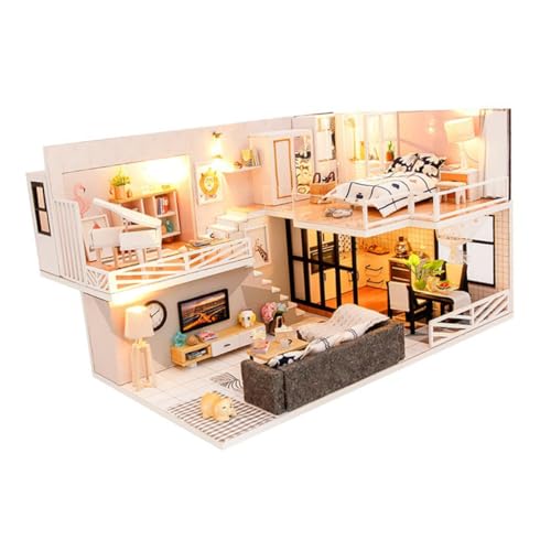 Heimwerken Bastelspielzeug Mini- -Kits Miniaturhaus Mini-Spielzeug Miniatur-puppenhaus-bausatz Miniaturmodell Selber Machen Mini DIY Miniaturbausätze Hausmodell Spielzeug PHENOFICE von PHENOFICE