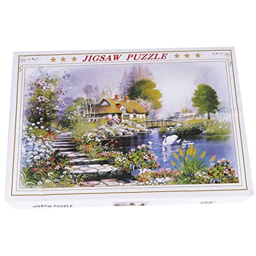 PHENOFICE 1 Satz 1000 Stück Früherziehungsspielzeug Bilderrätsel-Spiel Gebäude Puzzles Für Erwachsene Erwachsenes Intellektuelles Puzzle Landschaftspuzzle Für Erwachsene Pädagogisches Puzzle von PHENOFICE